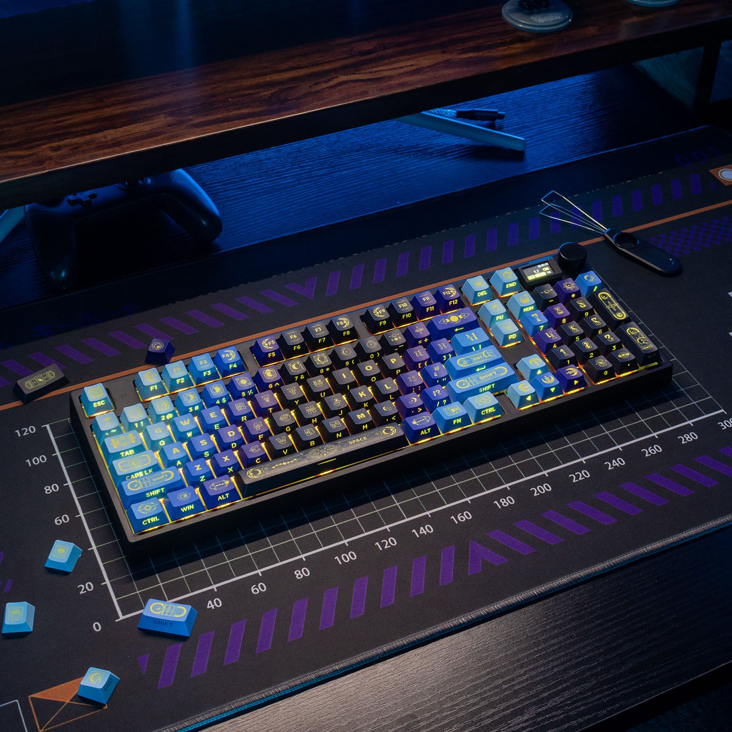 PIIFOX Mirana Side-printed OEM Profile Keycap Set 130 Keys