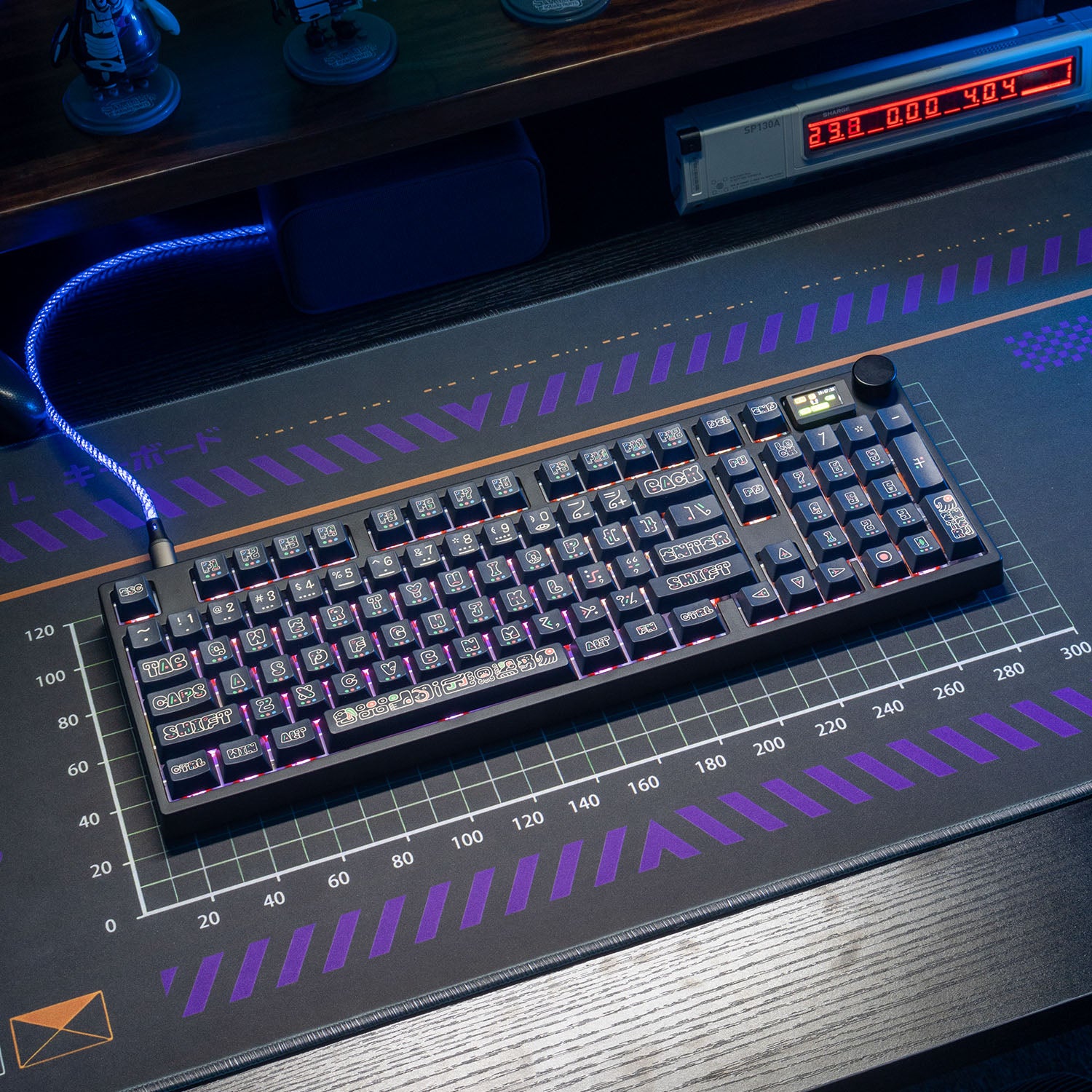 PIIFOX Civilization-Maya Cherry Profile Keycap Set 130 Keys