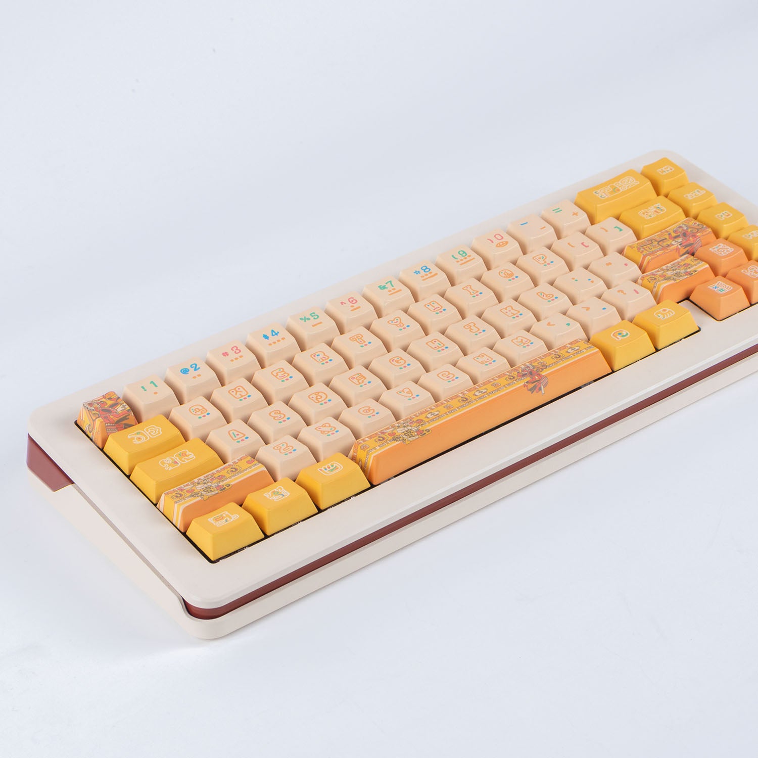 PIIFOX Civilization-Maya Cherry Profile Keycap Set 130 Keys