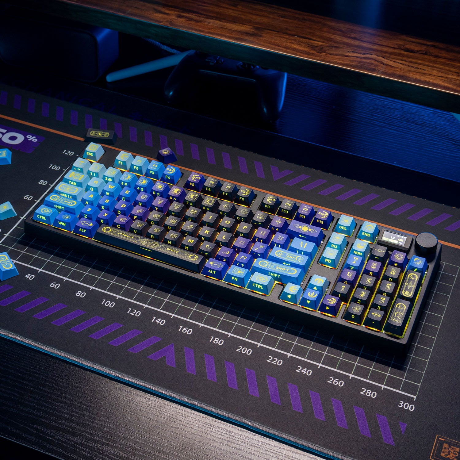 PIIFOX Mirana Side-printed OEM Profile Keycap Set 130 Keys