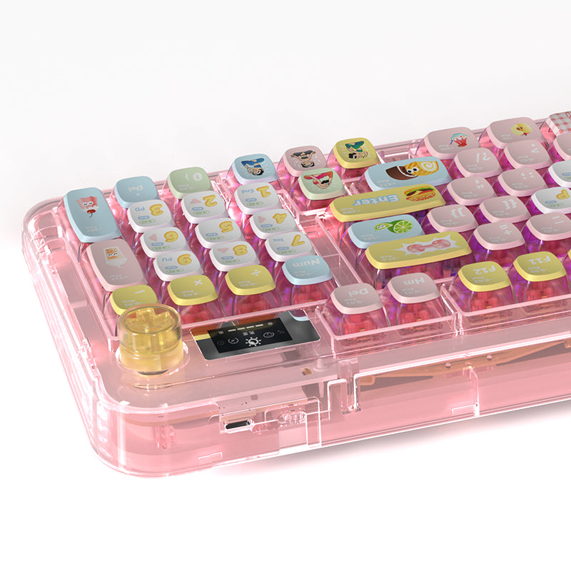PIIFOX ER95 Triple-Mode Wireless Mechanical Keyboard With LCD Screen