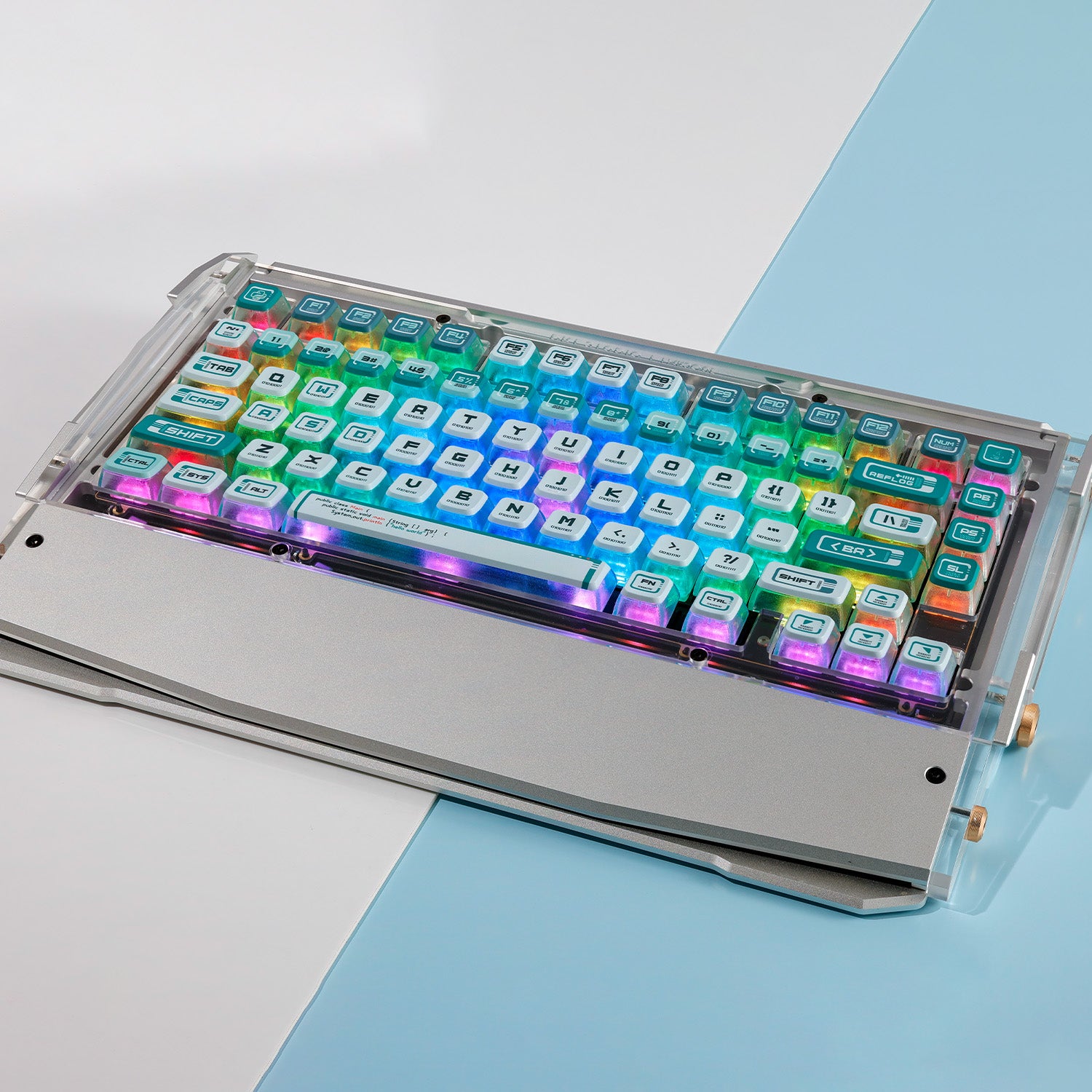 PIIFOX Binary Terminal-W ASA Profile PBT Keycap Set 117 Keys