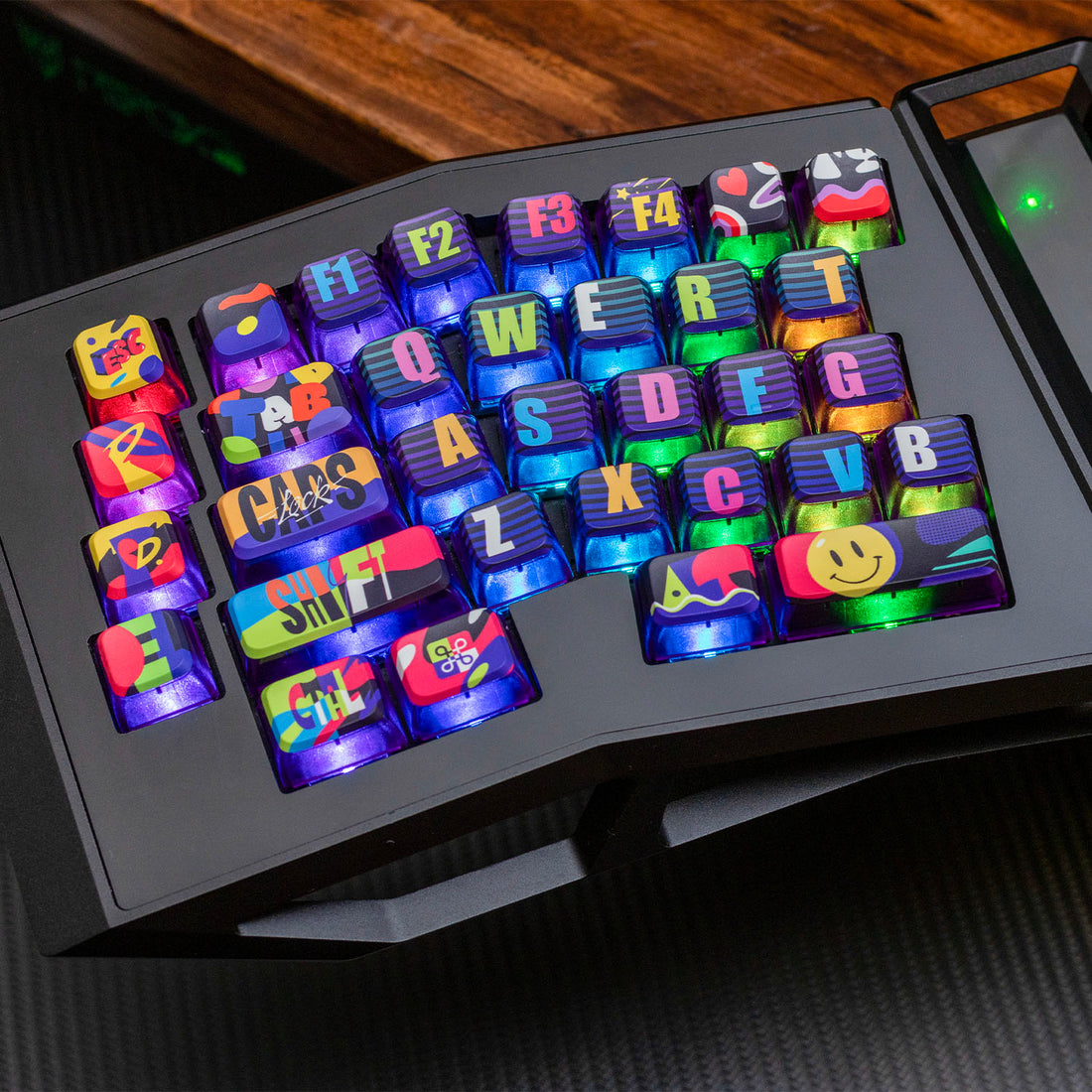 PIIFOX Neon Party ASA Profile PBT 键帽套装 132 键