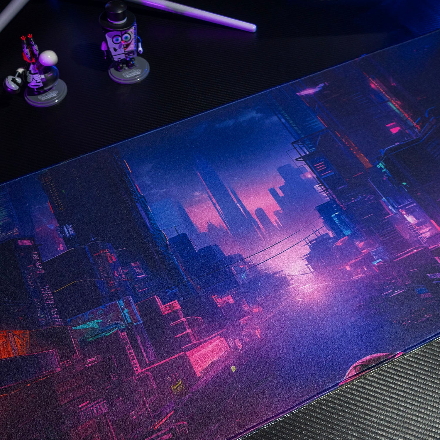 PIIFOX CyberPunk Table Mat Desk Mat Large Gaming Mouse Pad