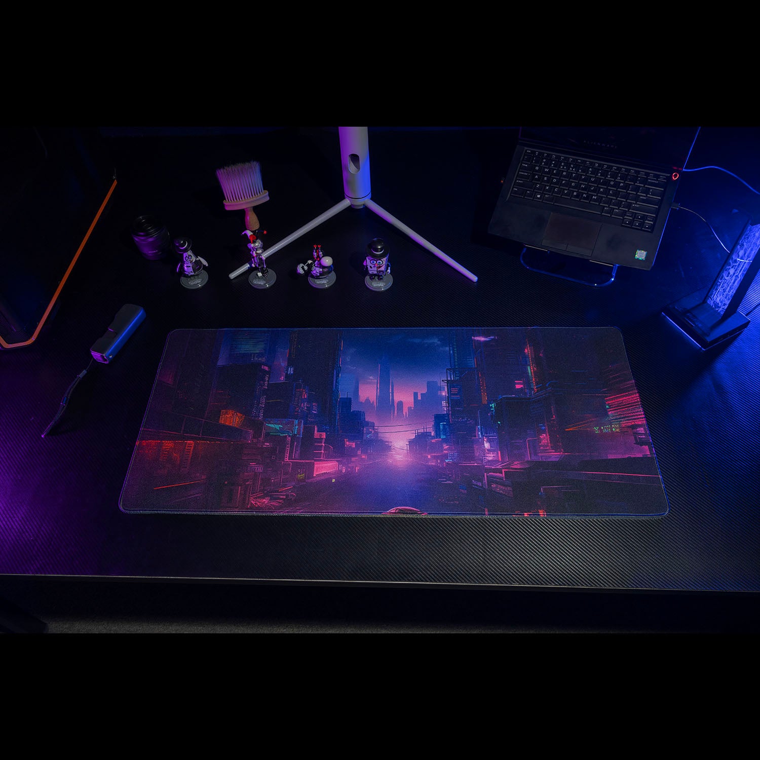 PIIFOX CyberPunk Table Mat Desk Mat Large Gaming Mouse Pad
