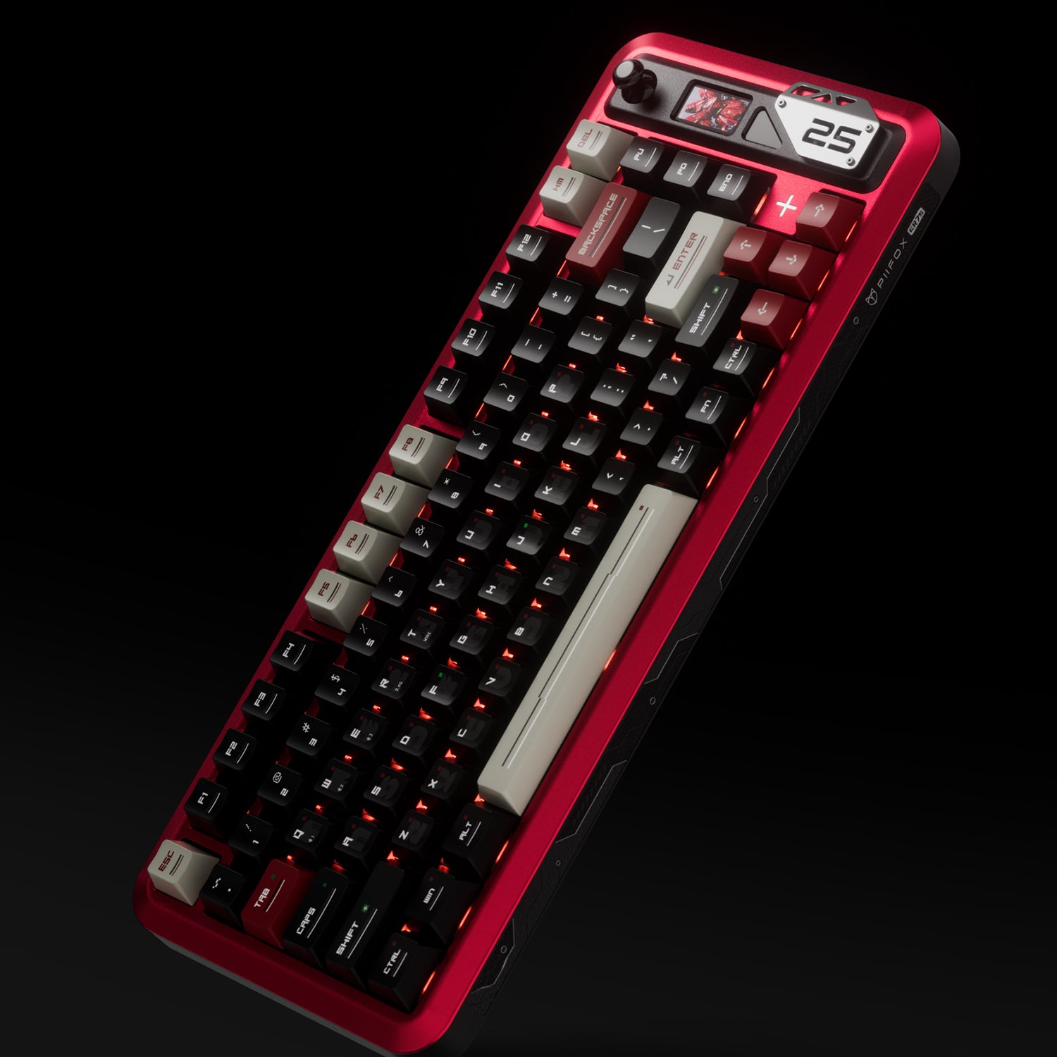 PIIFOX WALKER75 TRIPLE-MODE GAMING MECHANICAL KEYBOARD
