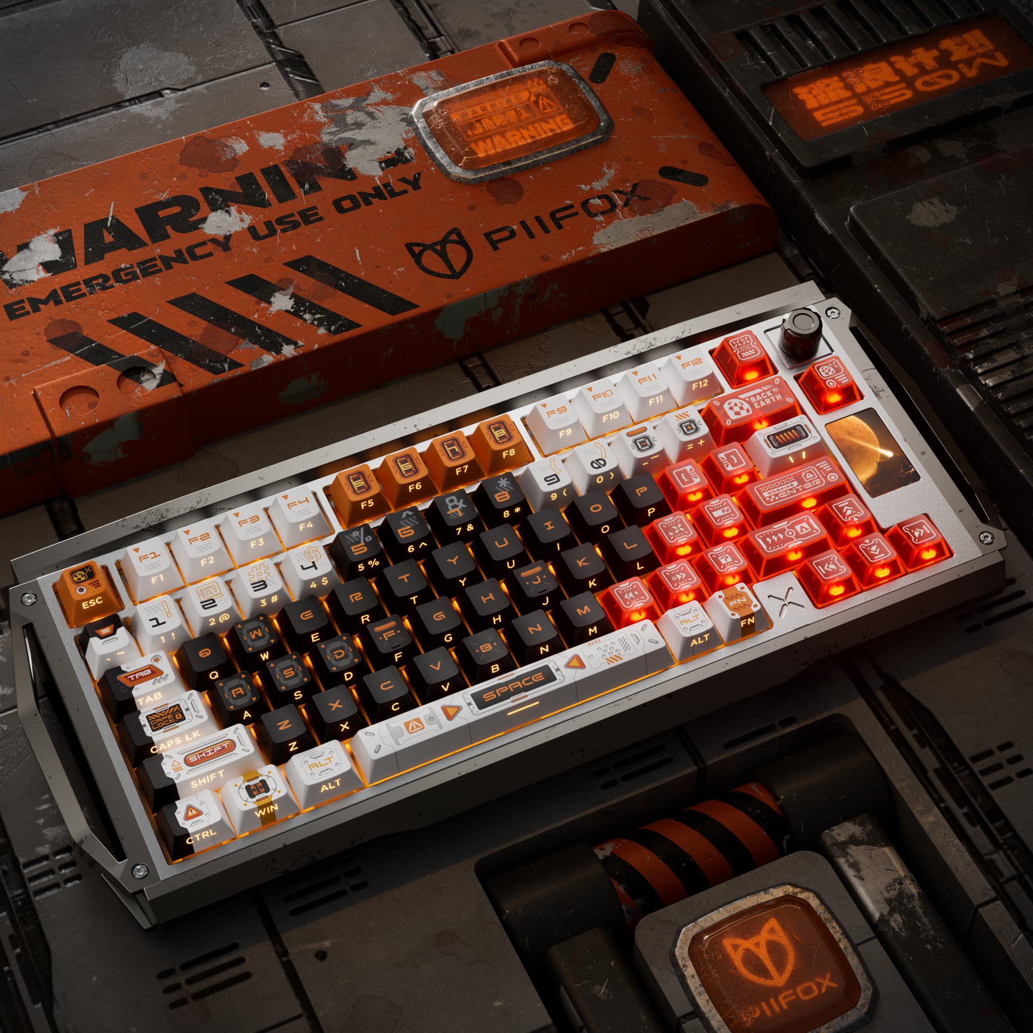 PIIFOX Wandering Plan Cherry Profile Keycap Set