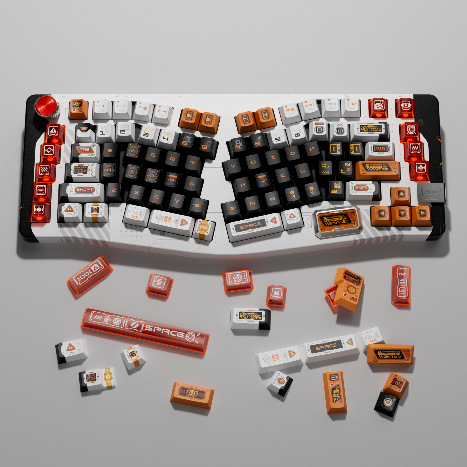 PIIFOX Wandering Plan Cherry Profile Keycap Set