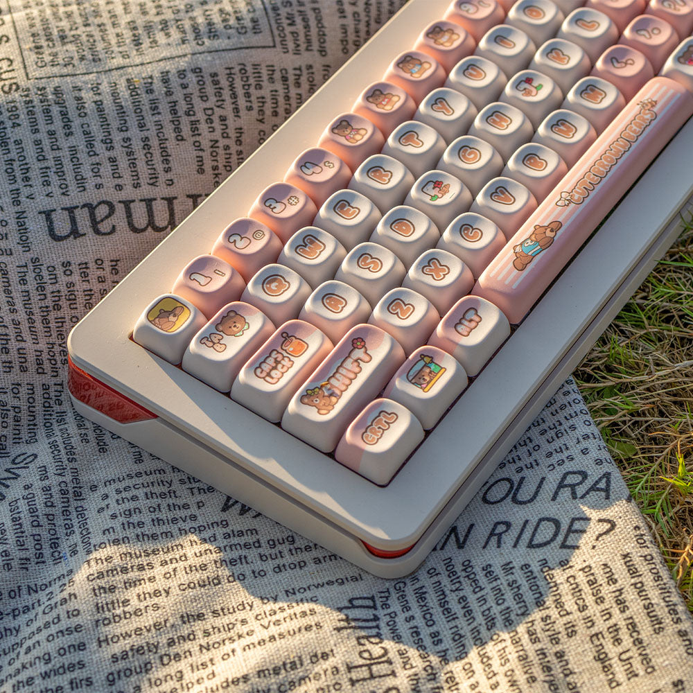 PIIFOX Little bear Profile MOA Keycap Set 135 Keys
