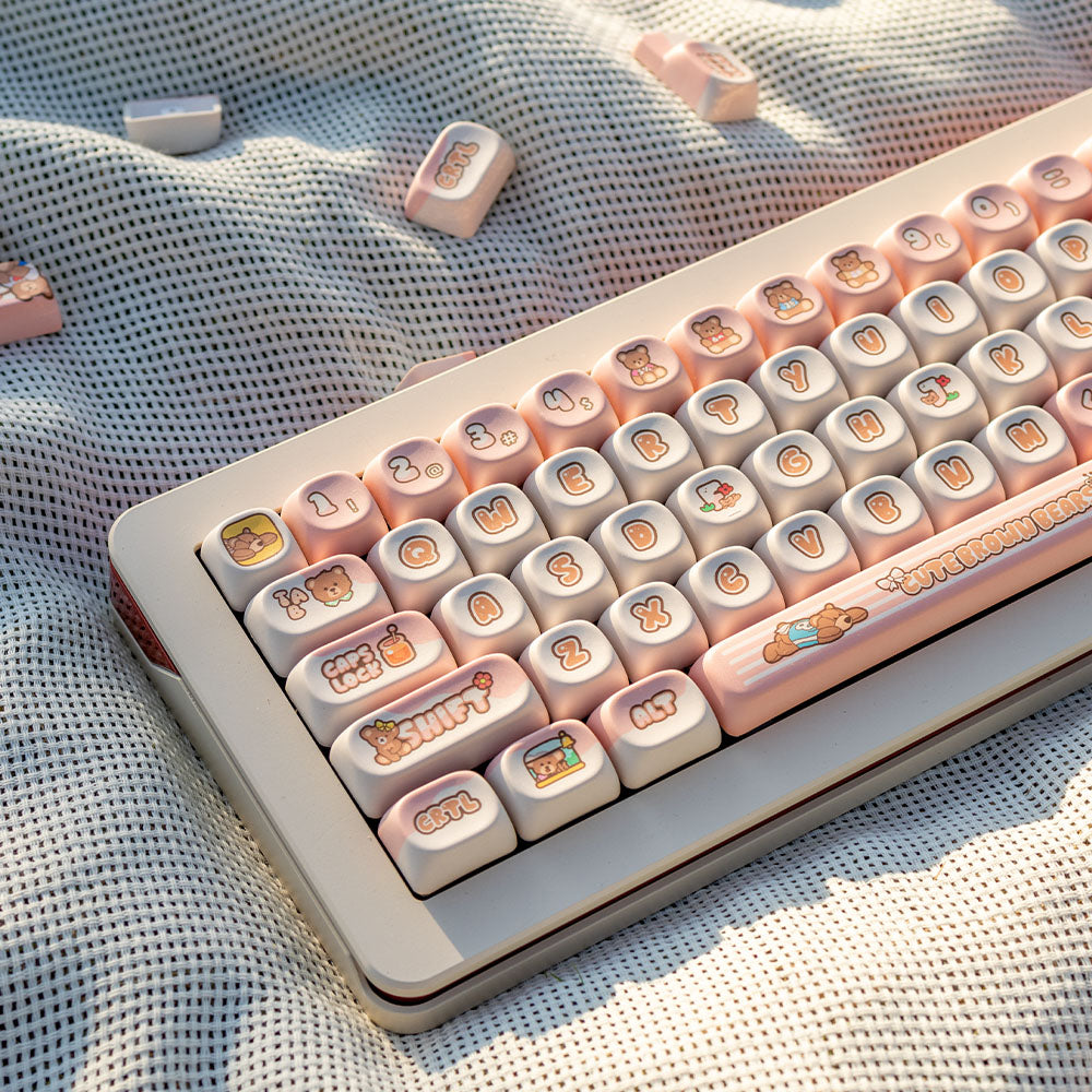 PIIFOX Little bear Profile MOA Keycap Set 135 Keys