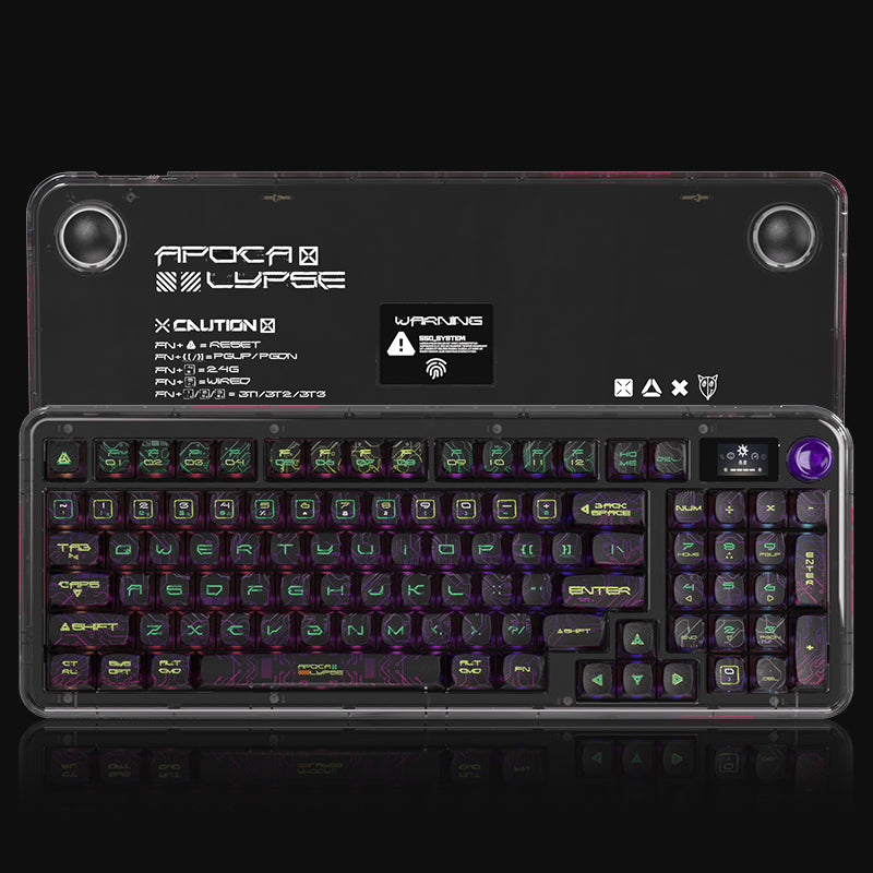 PIIFOX ER95 Triple-Mode Wireless Mechanical Keyboard With LCD Screen