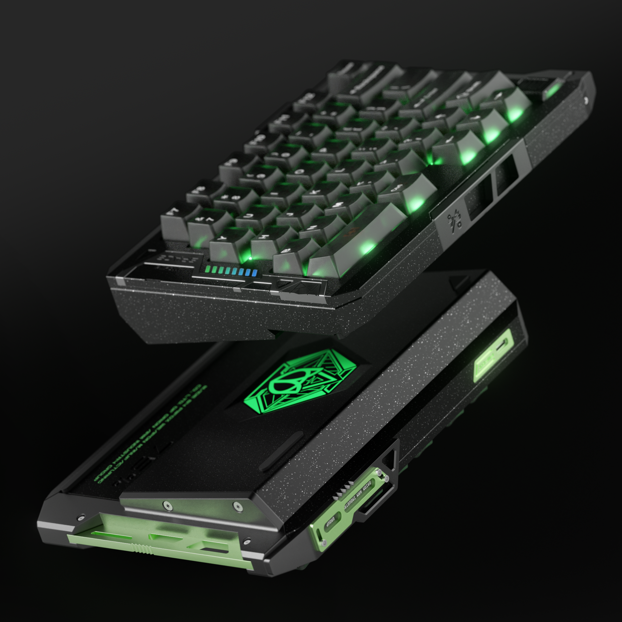 PIIFOX DBL 75 TRIPLE-MODE CUSTOMIZE MECHANICAL KEYBOARD