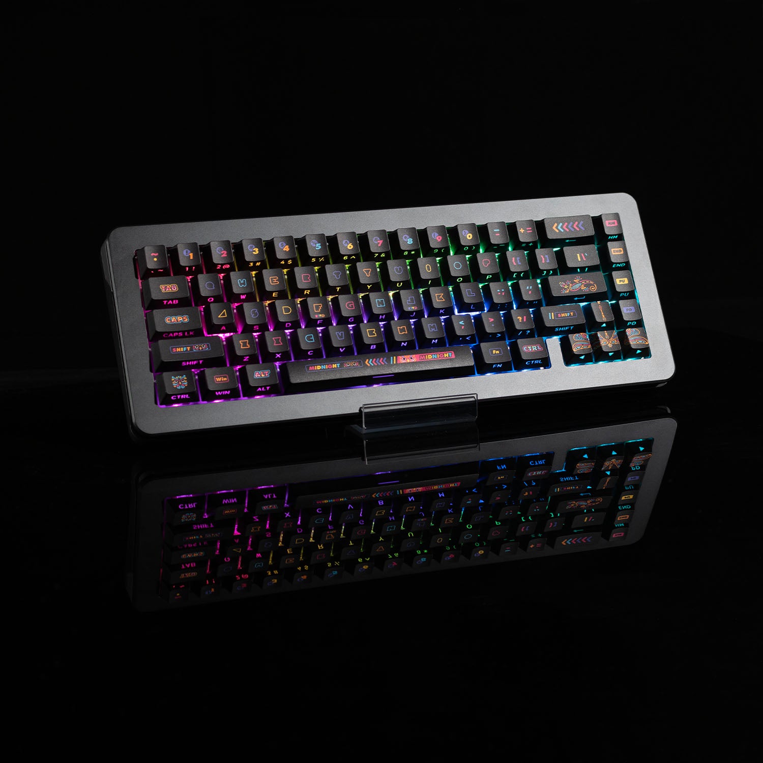 PIIFOX Starry Claws Pastel Painting Side-printed OEM Profile Keycap Set 135 Keys