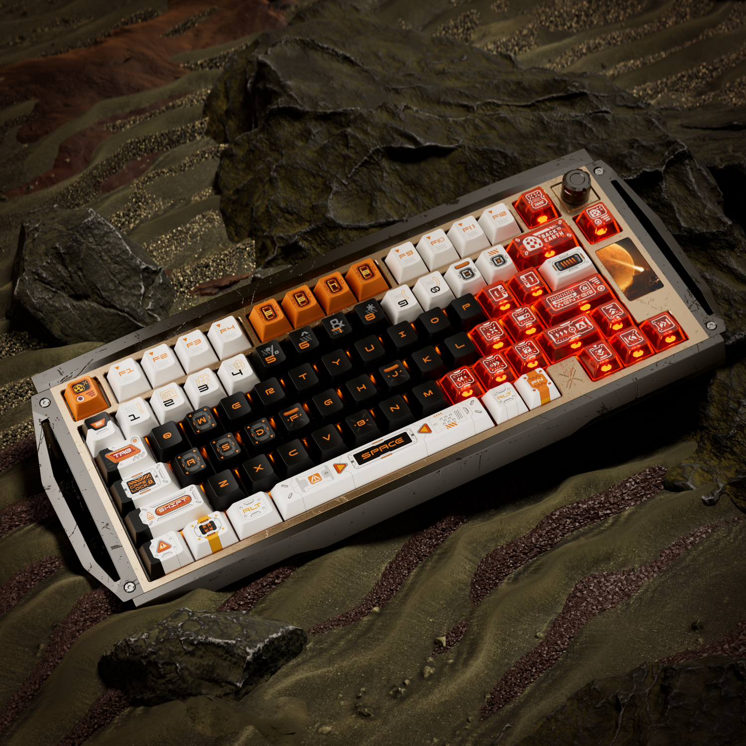 Exploring Survival Opportunities with PIIFOX Wandering Plan Cherry Profile Keycap Set