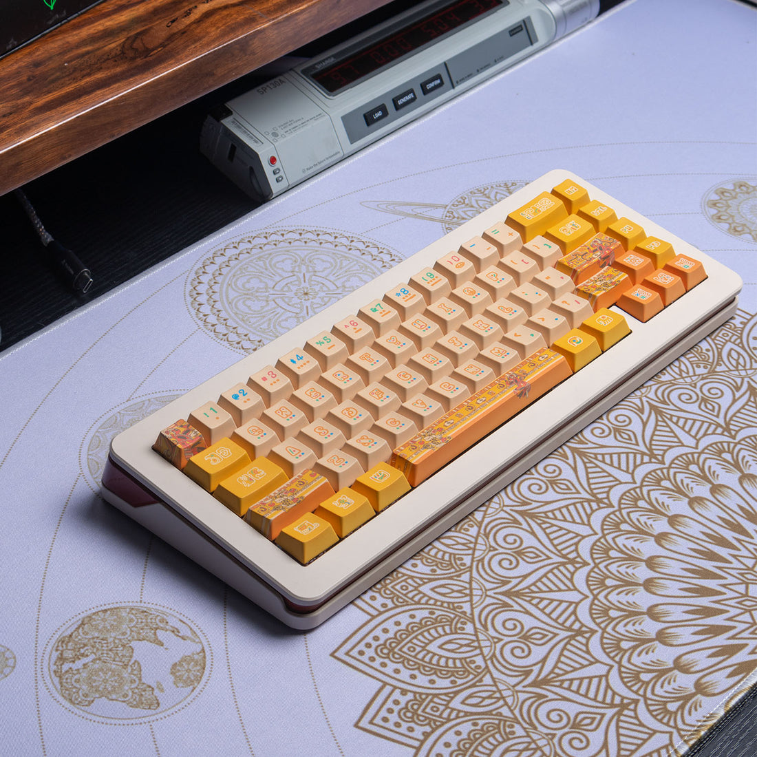 PIIFOX Civilization-Maya Cherry Profile Keycap Set 130 Keys
