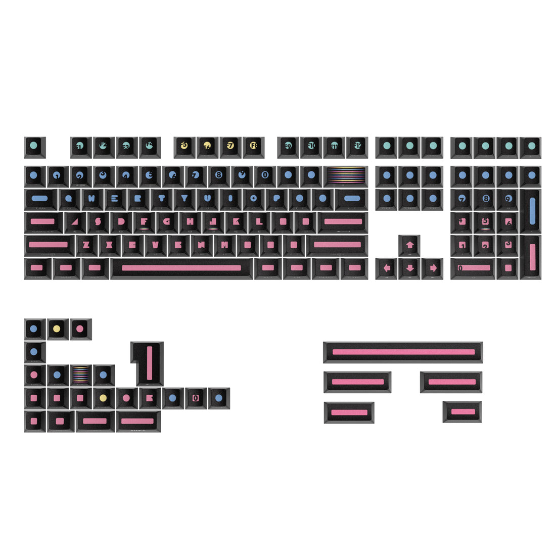 PIIFOX Heaven and Earth OEM Profile PBT Keycap Set 135 Keys