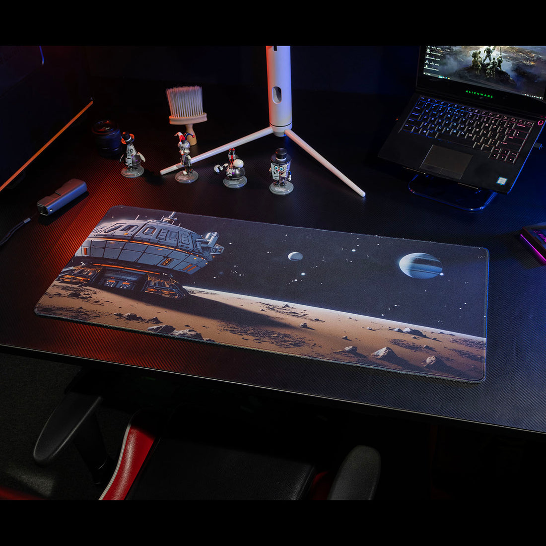 PIIFOX Astro Explorer Table Mat Desk Mat Large Gaming Mouse Pad