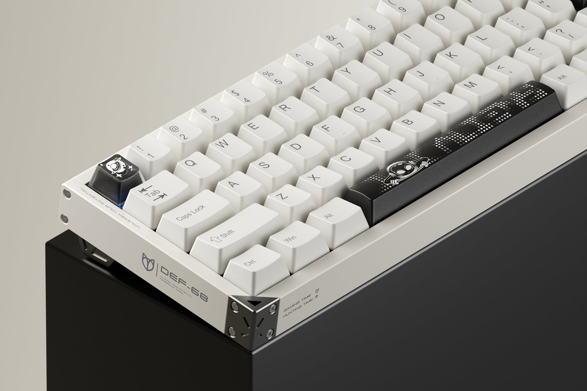 PIIFOX Defender 68 Wired Aluminum Gaming Keyboard Magnetic Switch