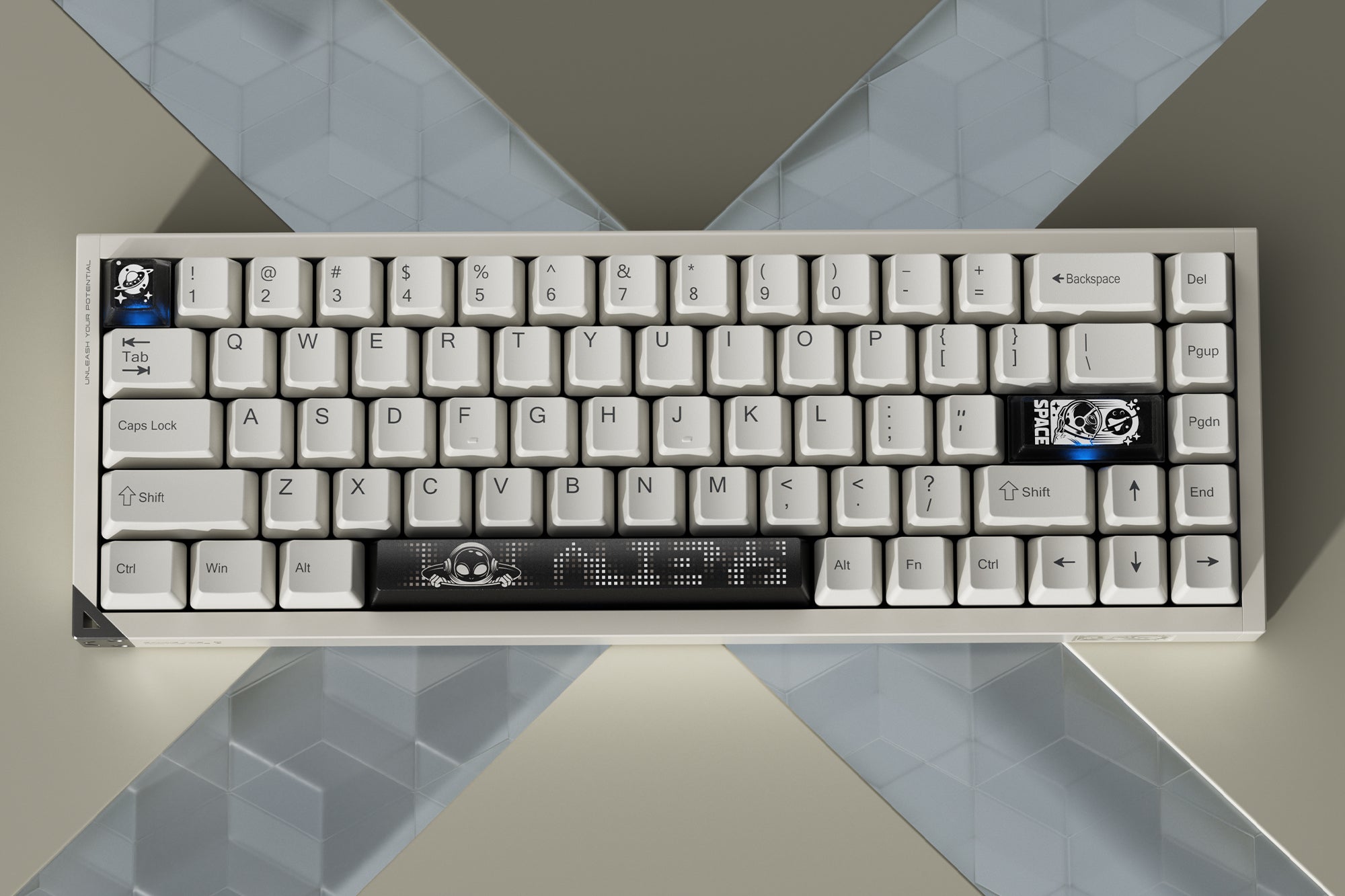PIIFOX Defender 68 Wired Aluminum Gaming Keyboard Magnetic Switch