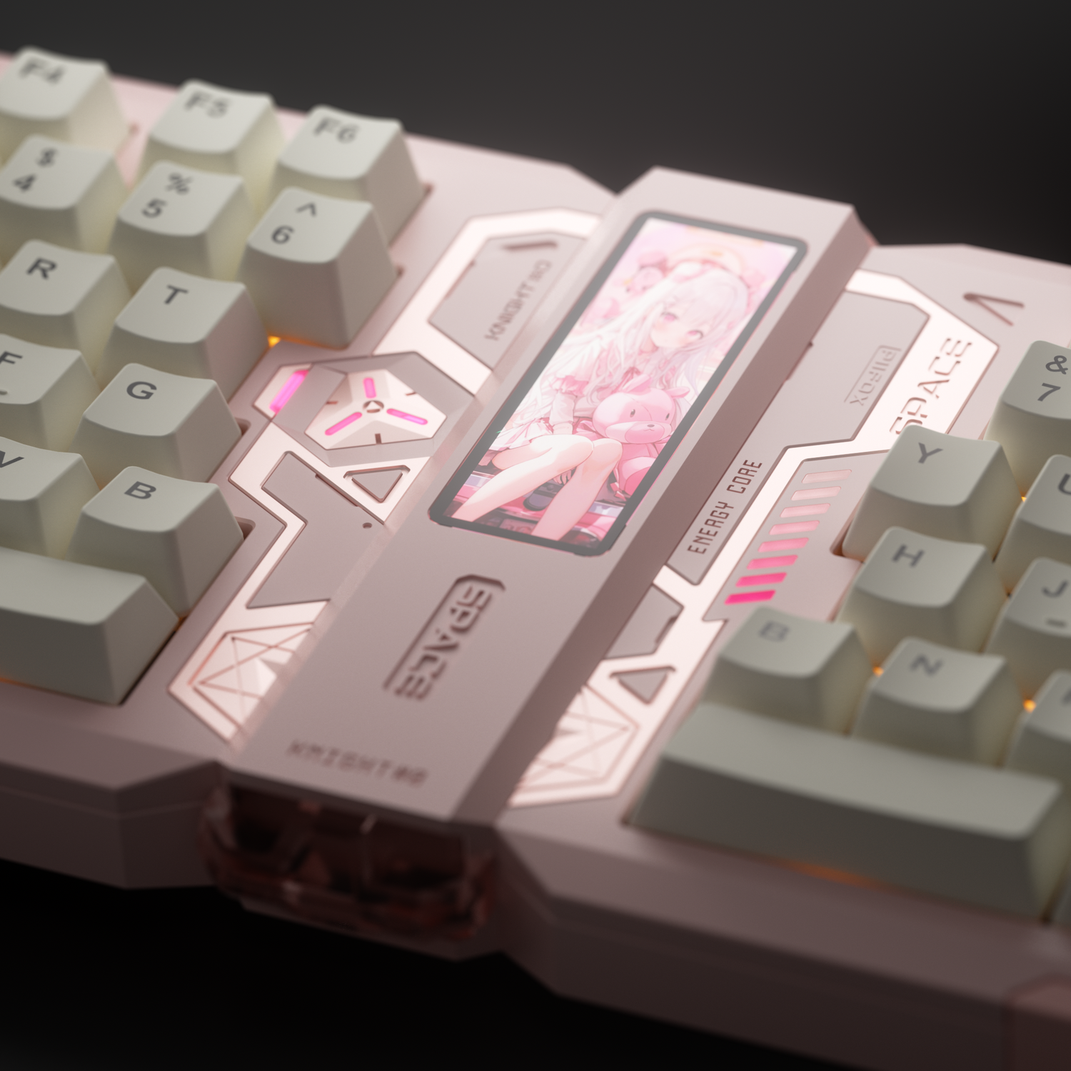 PIIFOX DBL 75 TRIPLE-MODE  CUSTOMIZE MECHANICAL KEYBOARD