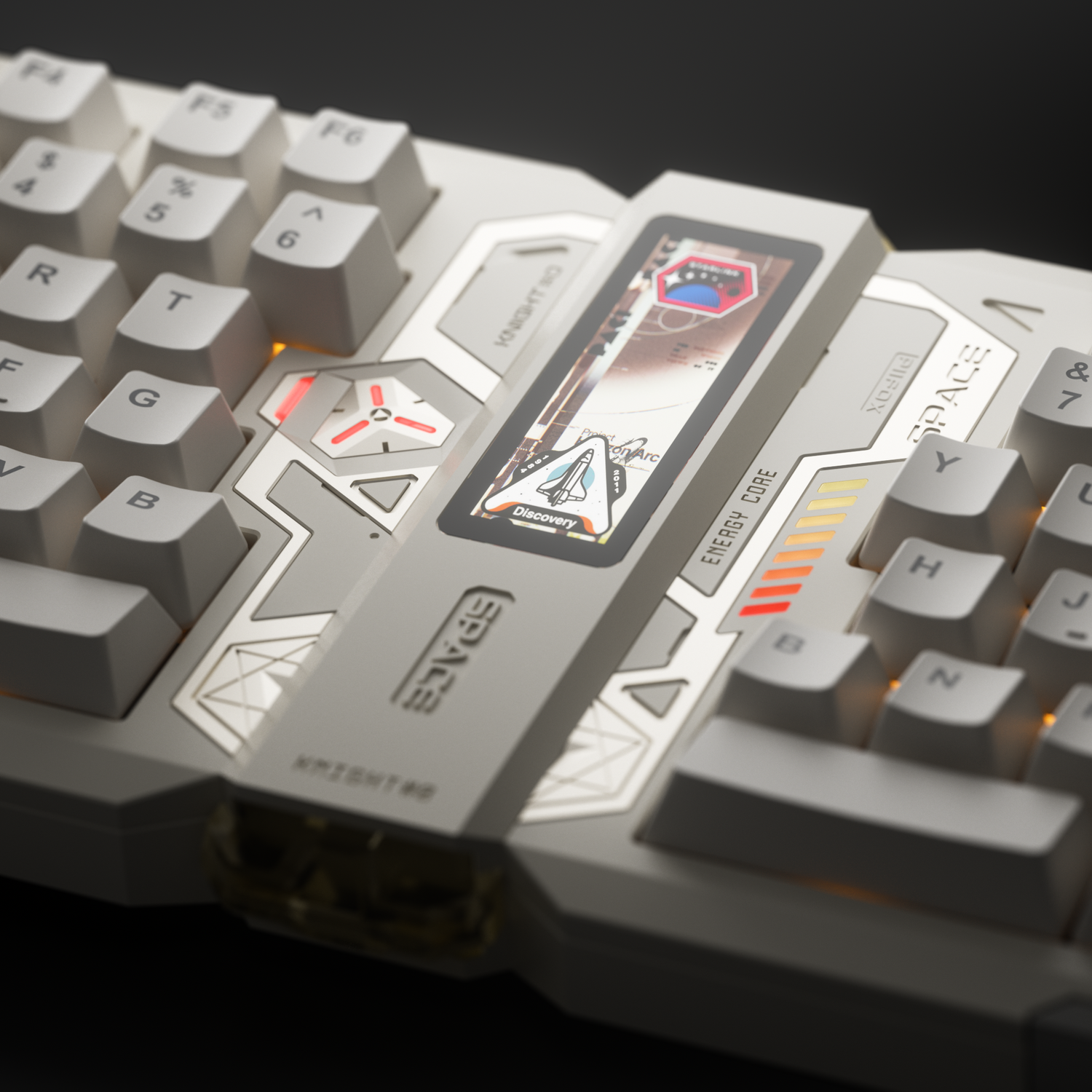 PIIFOX DBL 75 TRIPLE-MODE  CUSTOMIZE MECHANICAL KEYBOARD