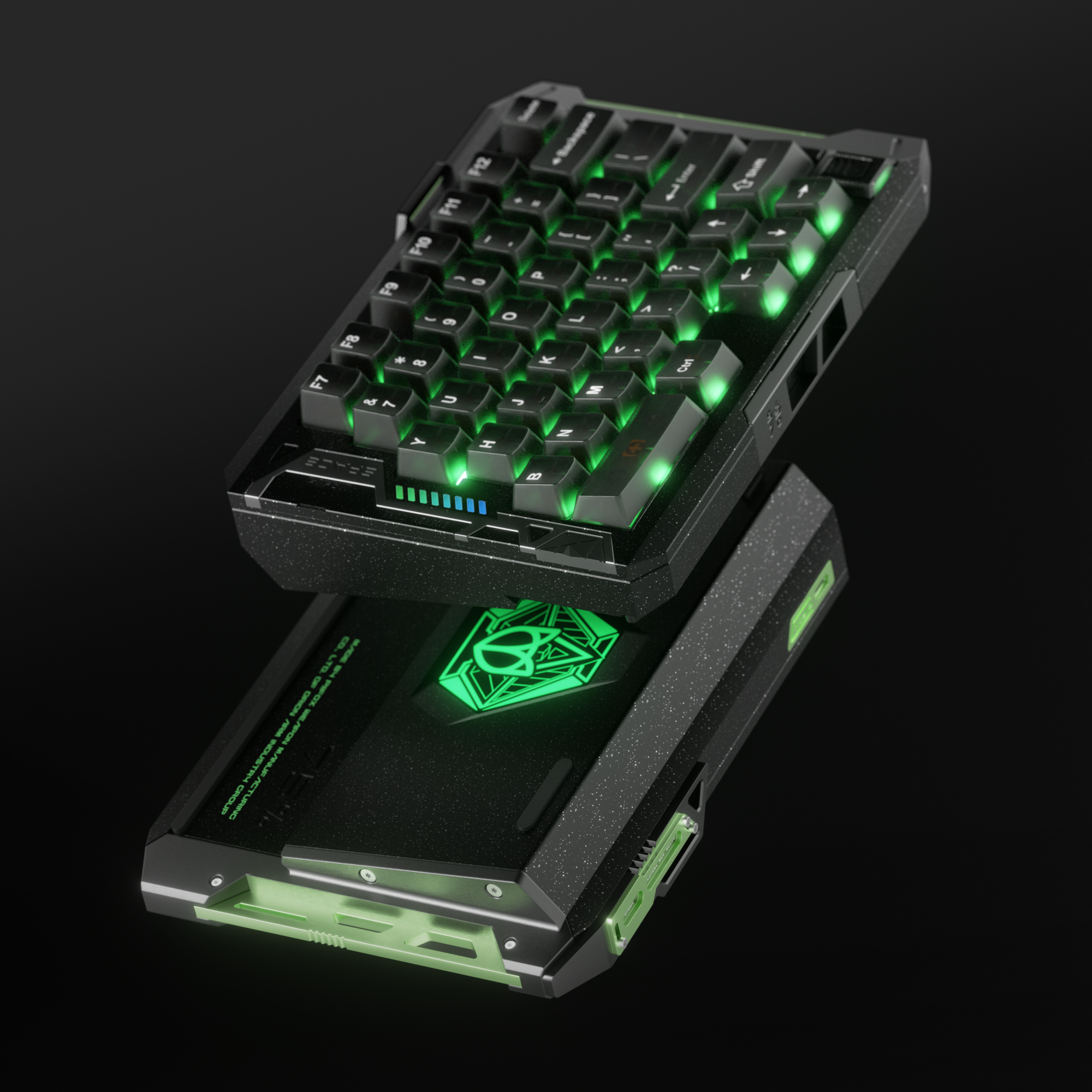 PIIFOX DBL 75 TRIPLE-MODE  CUSTOMIZE MECHANICAL KEYBOARD