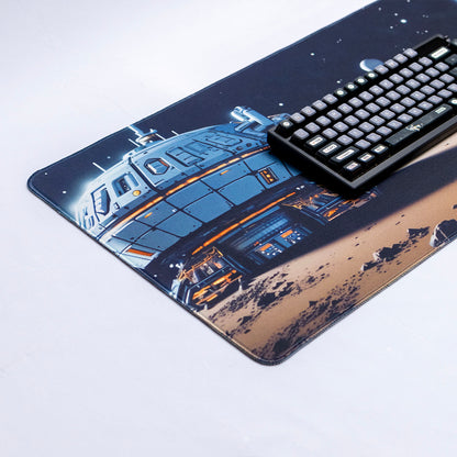 PIIFOX Astro Explorer Table Mat Desk Mat Large Gaming Mouse Pad