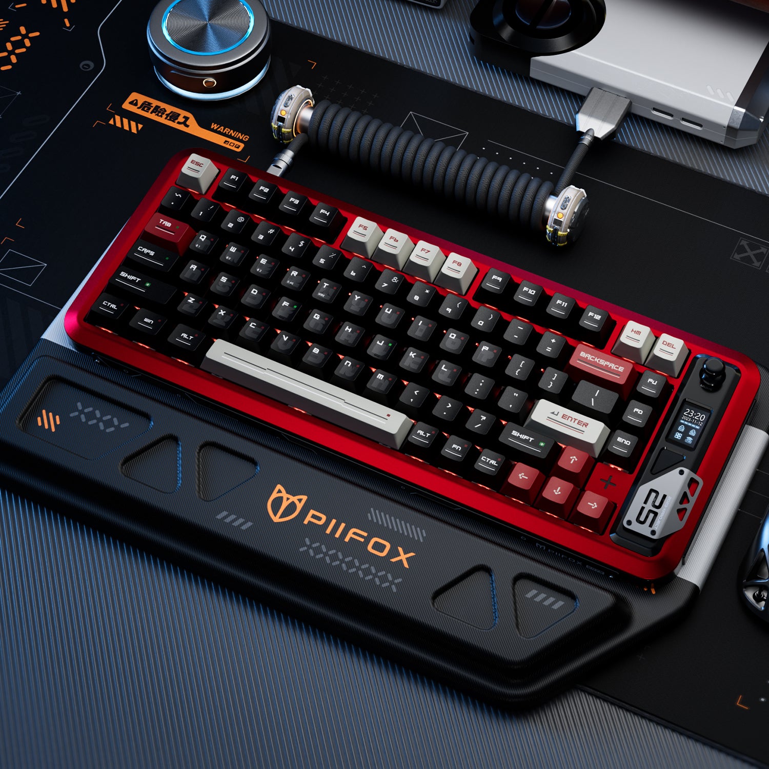 PIIFOX WALKER75 TRIPLE-MODE GAMING MECHANICAL KEYBOARD