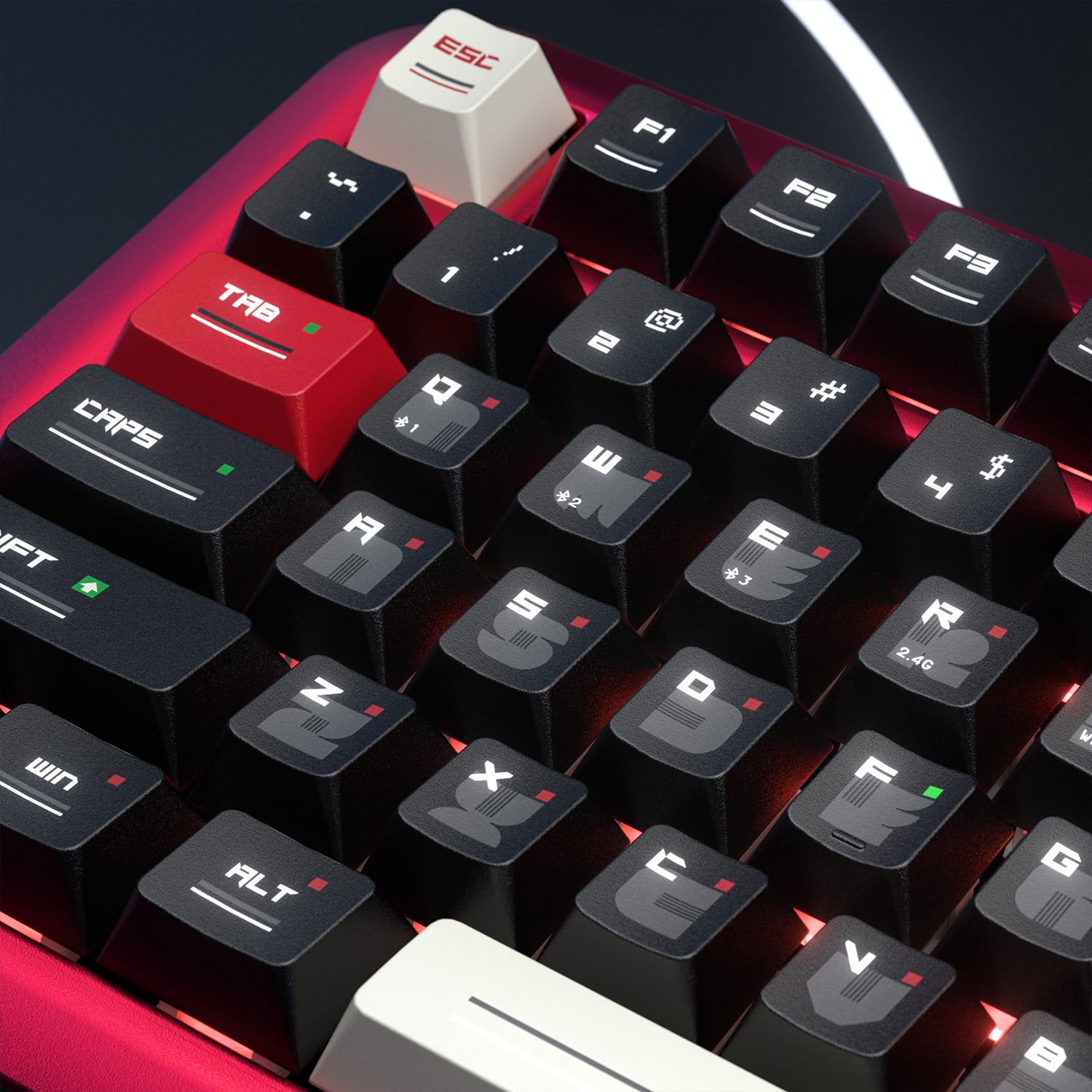 PIIFOX WALKER75 TRIPLE-MODE GAMING MECHANICAL KEYBOARD