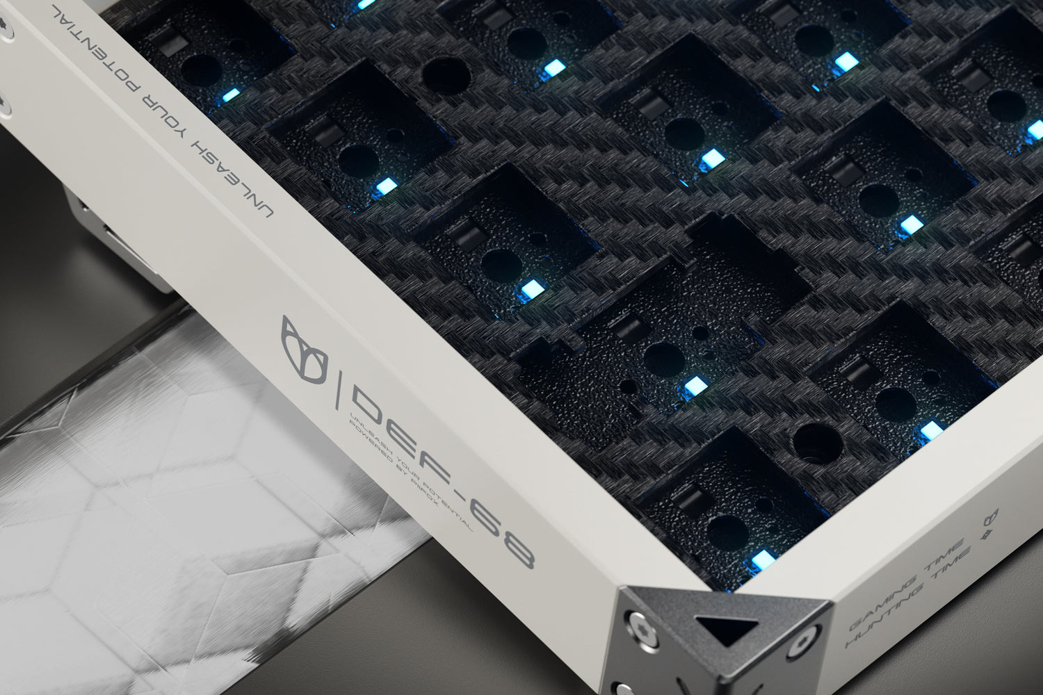 PIIFOX Defender 68 Wired Aluminum Gaming Keyboard Magnetic Switch
