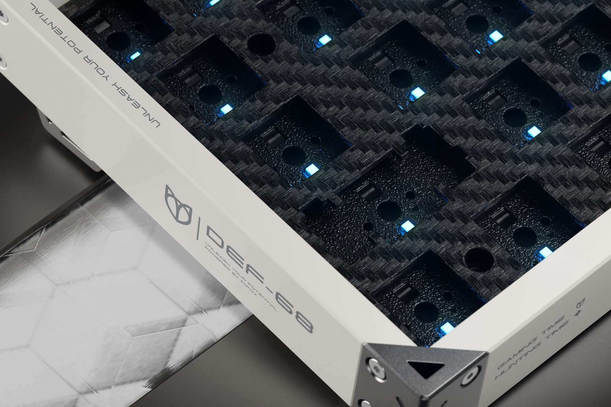 PIIFOX Defender 68 Wired Aluminum Gaming Keyboard Magnetic Switch