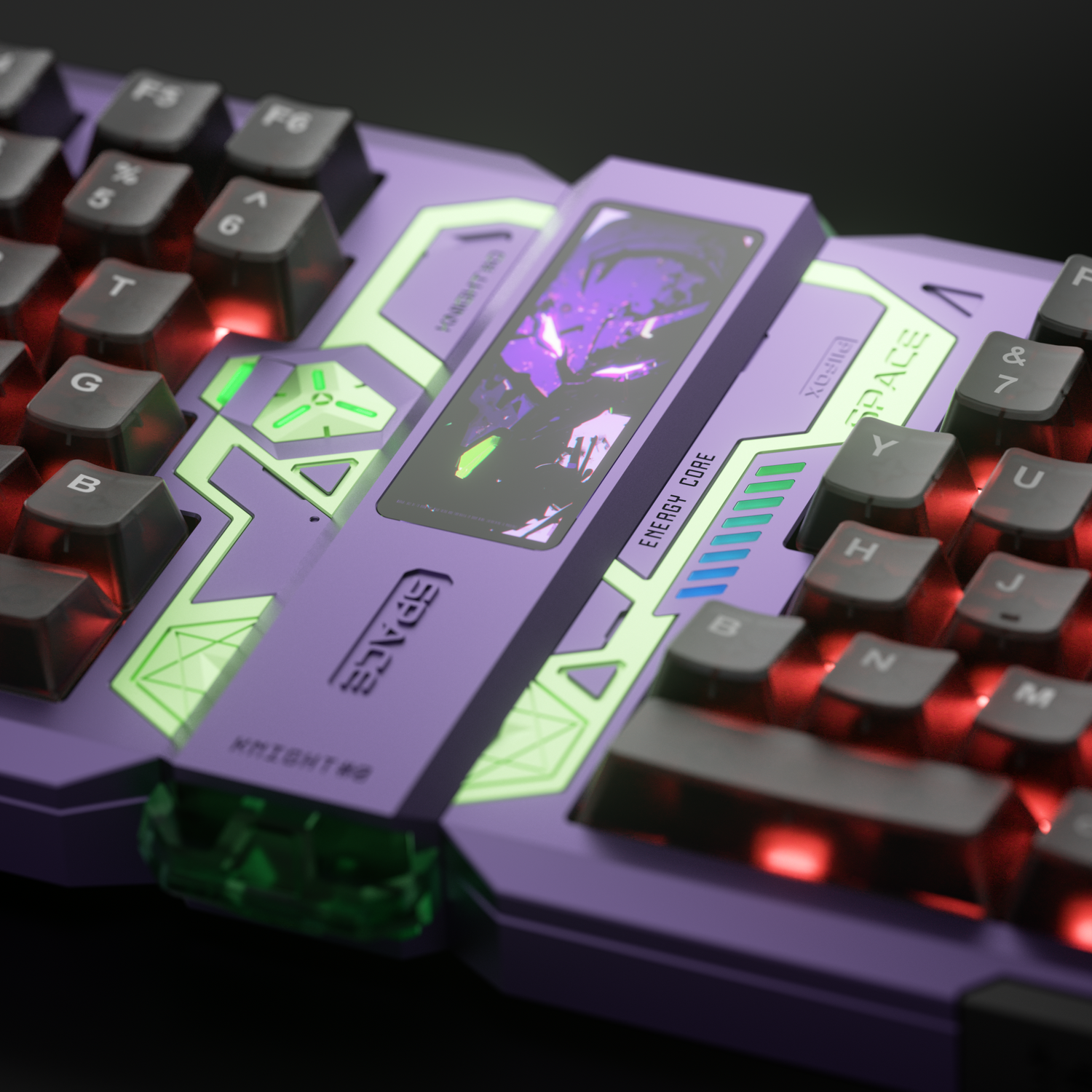 PIIFOX DBL 75 TRIPLE-MODE  CUSTOMIZE MECHANICAL KEYBOARD