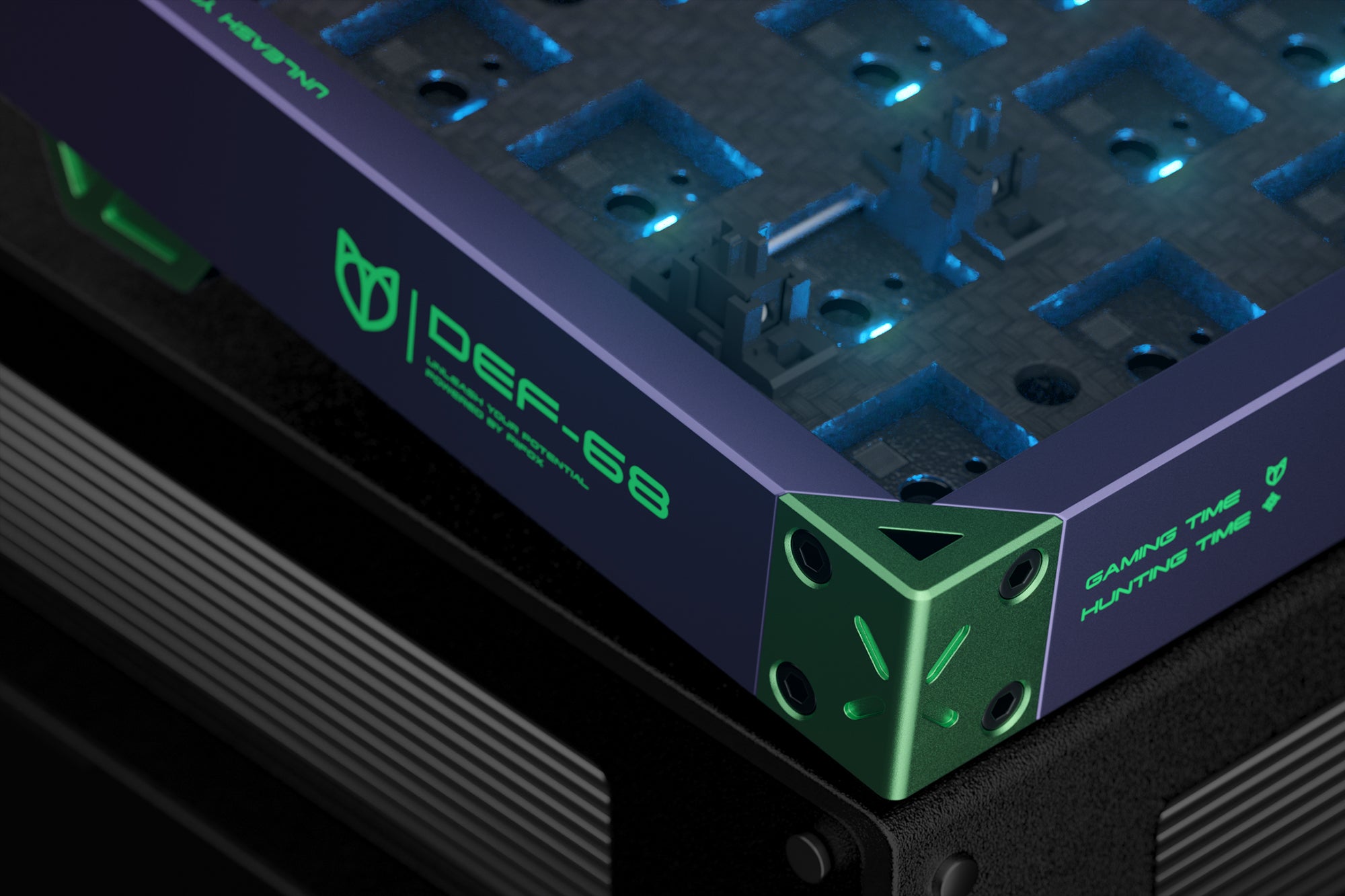 PIIFOX Defender 68 Wired Aluminum Gaming Keyboard Magnetic Switch