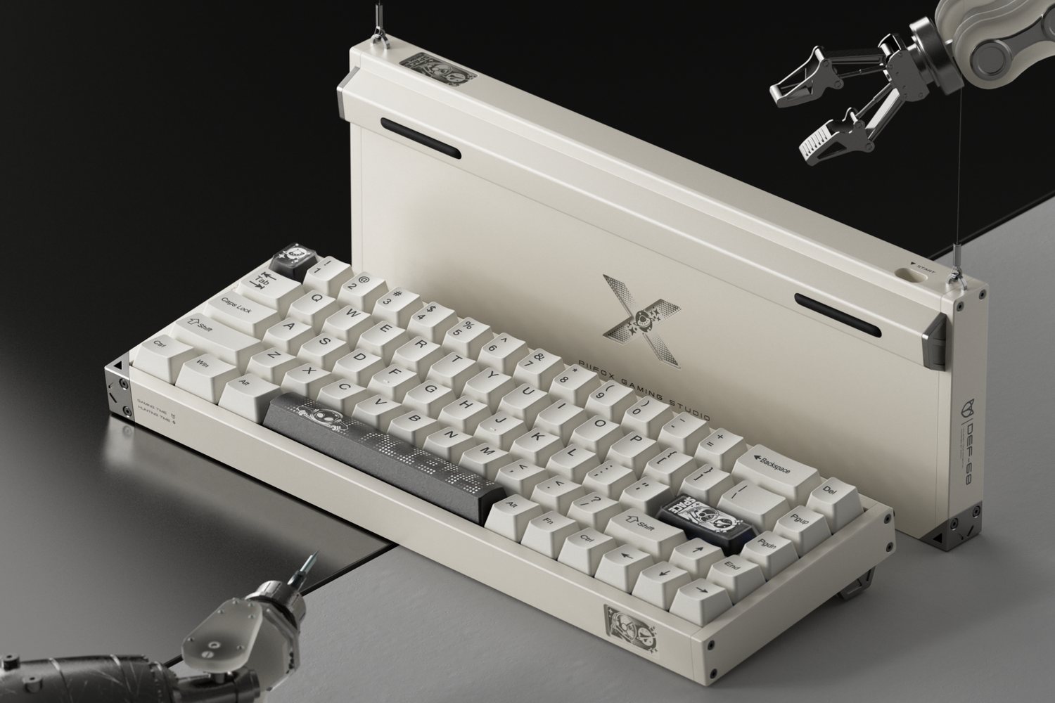 PIIFOX Defender 68 Wired Aluminum Gaming Keyboard Magnetic Switch